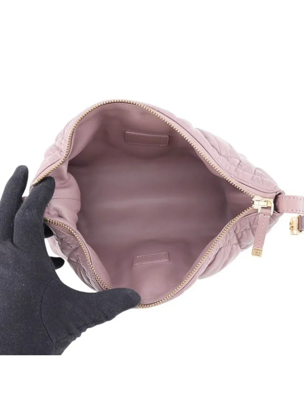 Dior Handbag Travel Nomad Pouch Calf Leather Omig